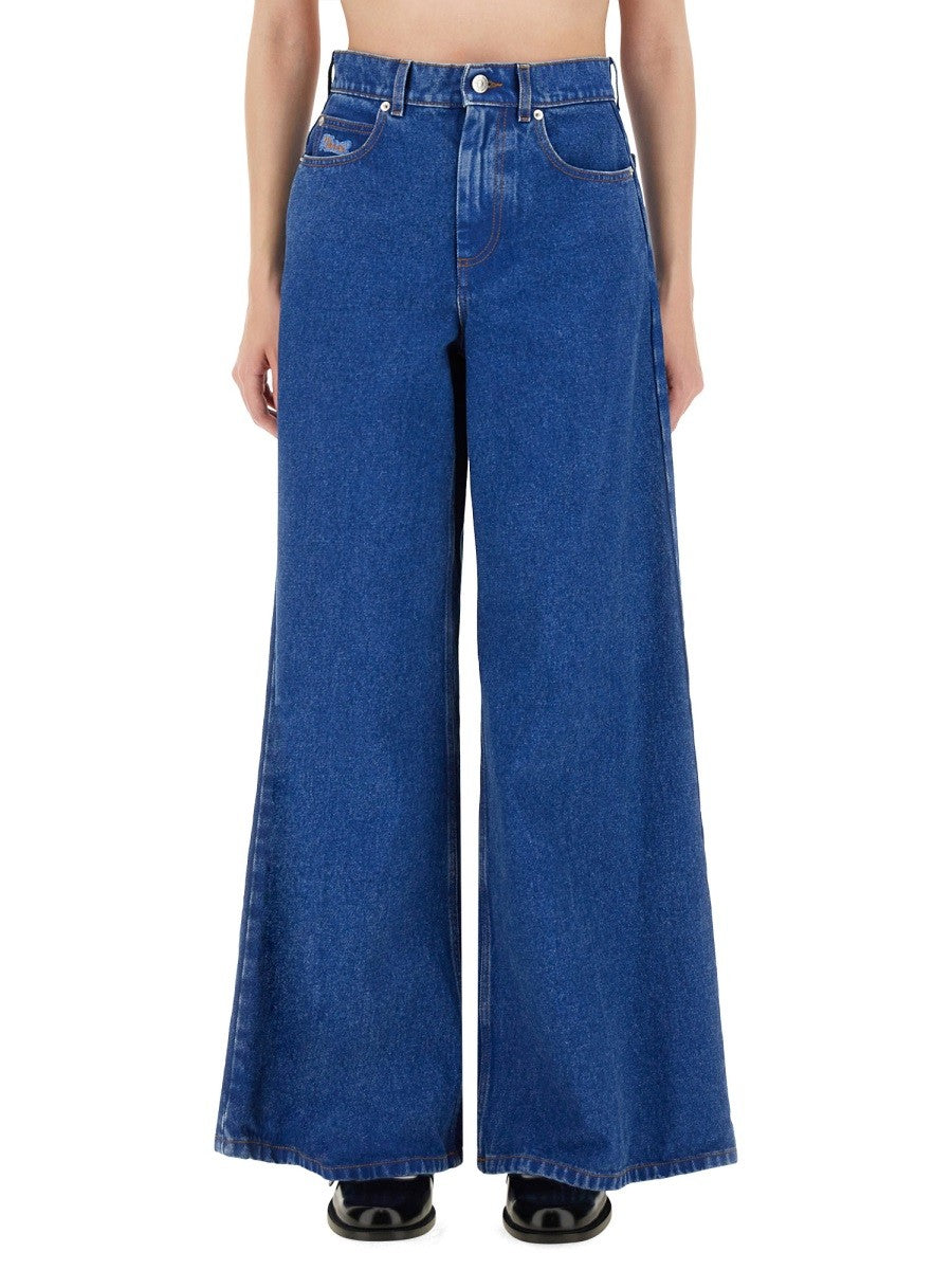DENIM WIDE LEG JEANS