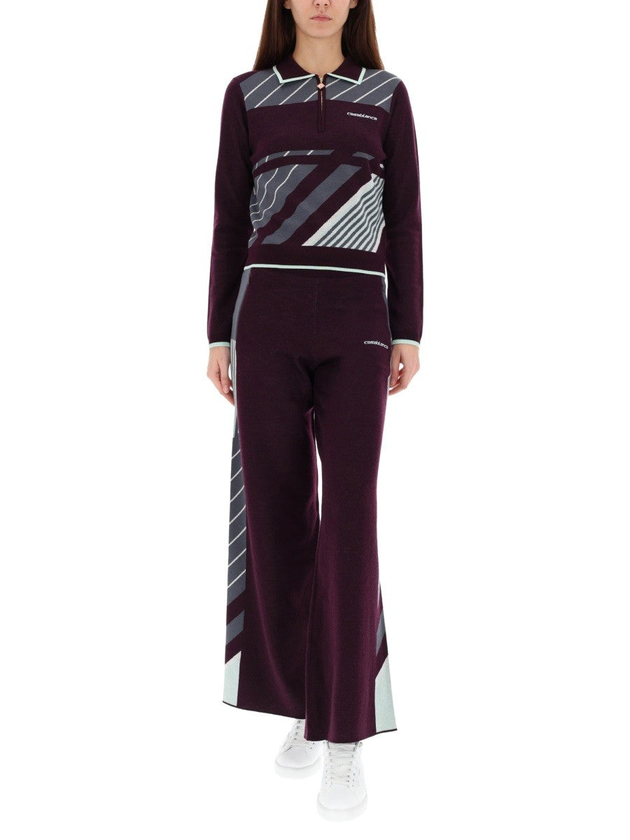"DIAGONAL" TENNIS PANTS