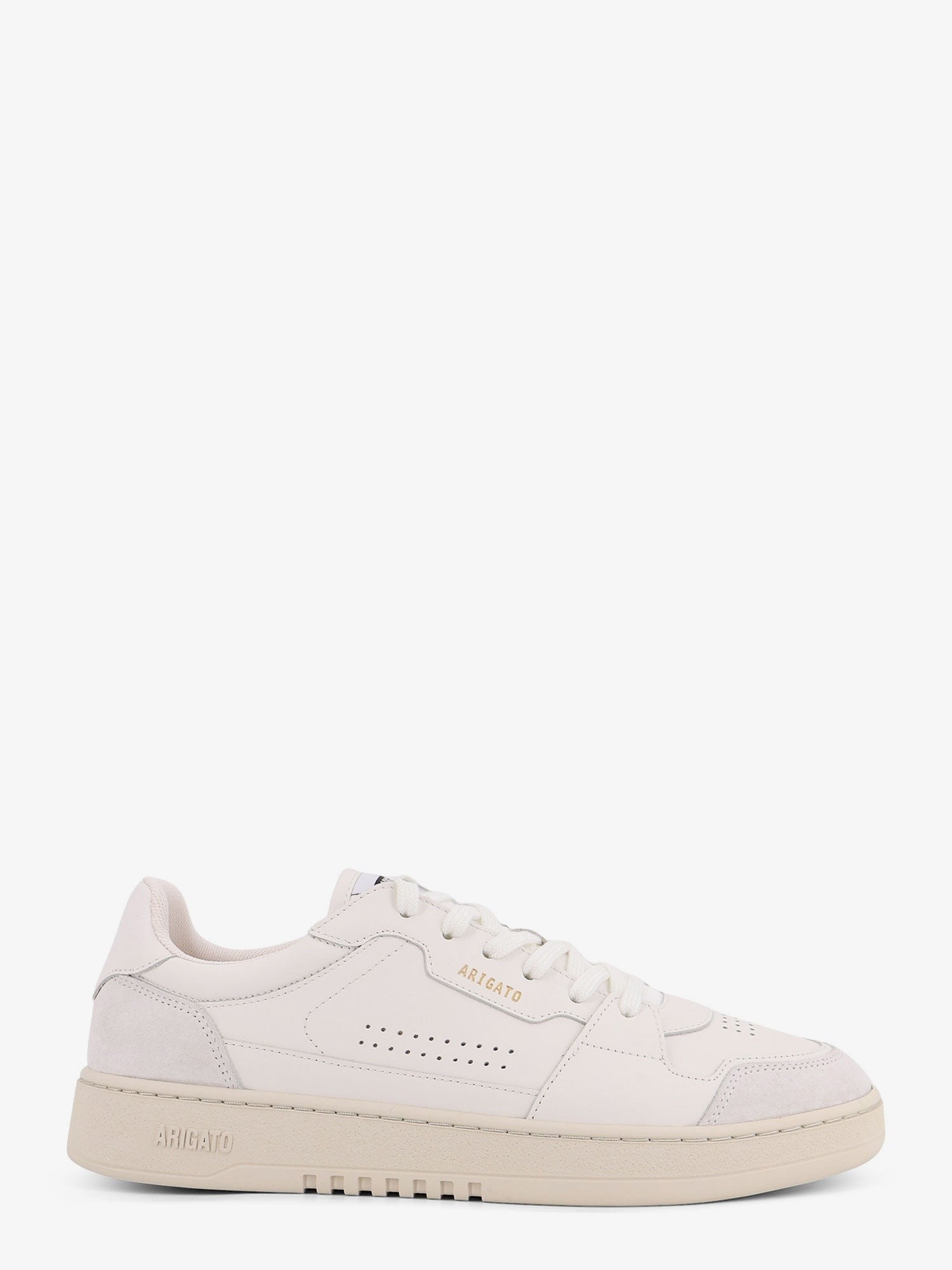 Dice Lo low-top laher and suede sneakers