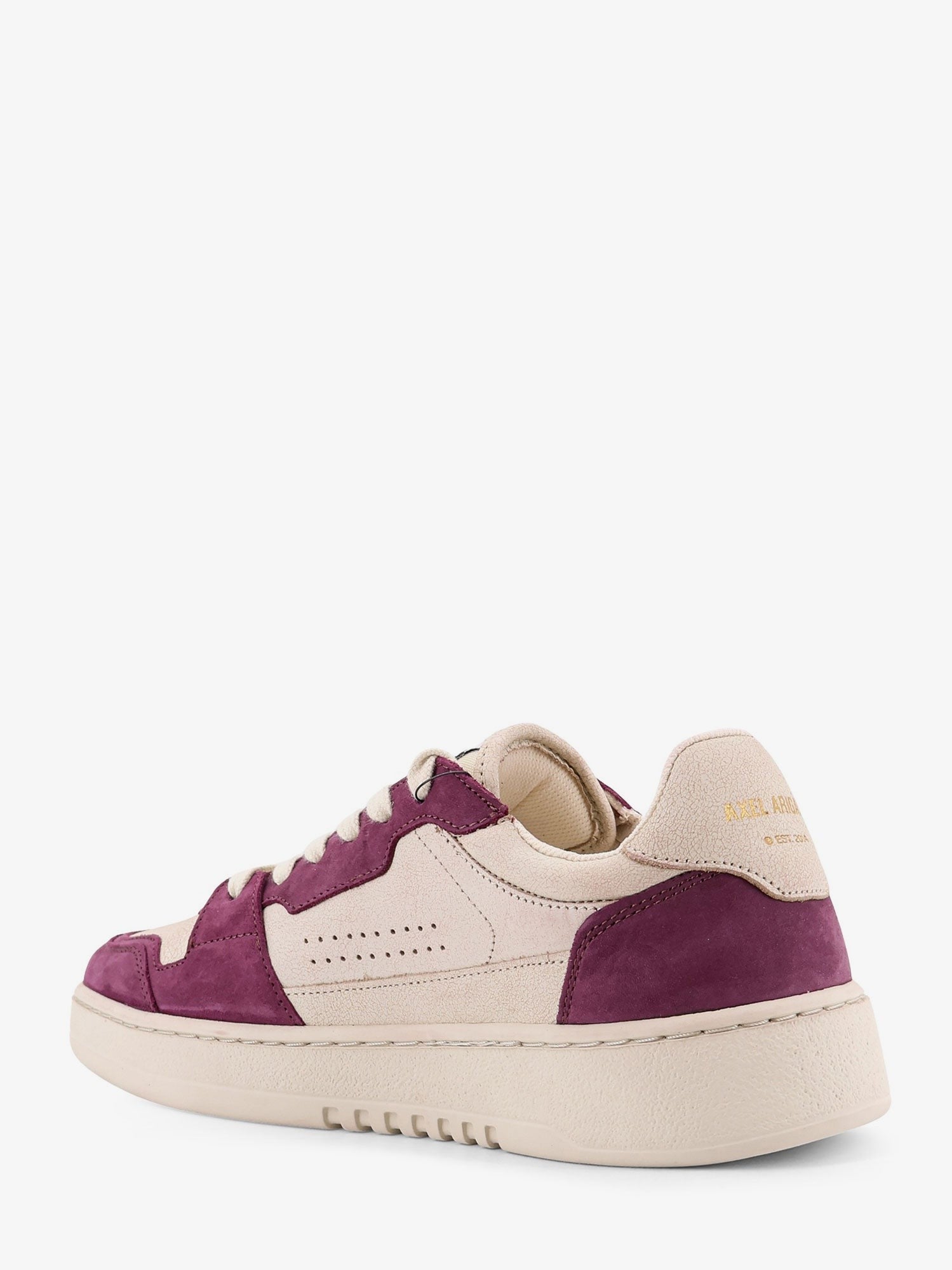 Dice Lo low-top suede and leather sneakers