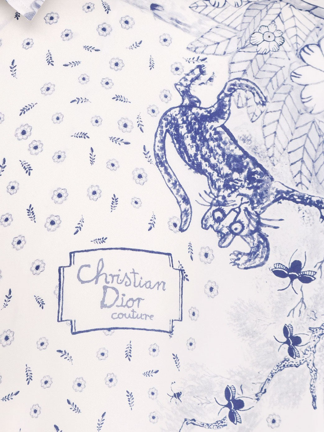 Dior and hylton nel silk shirt