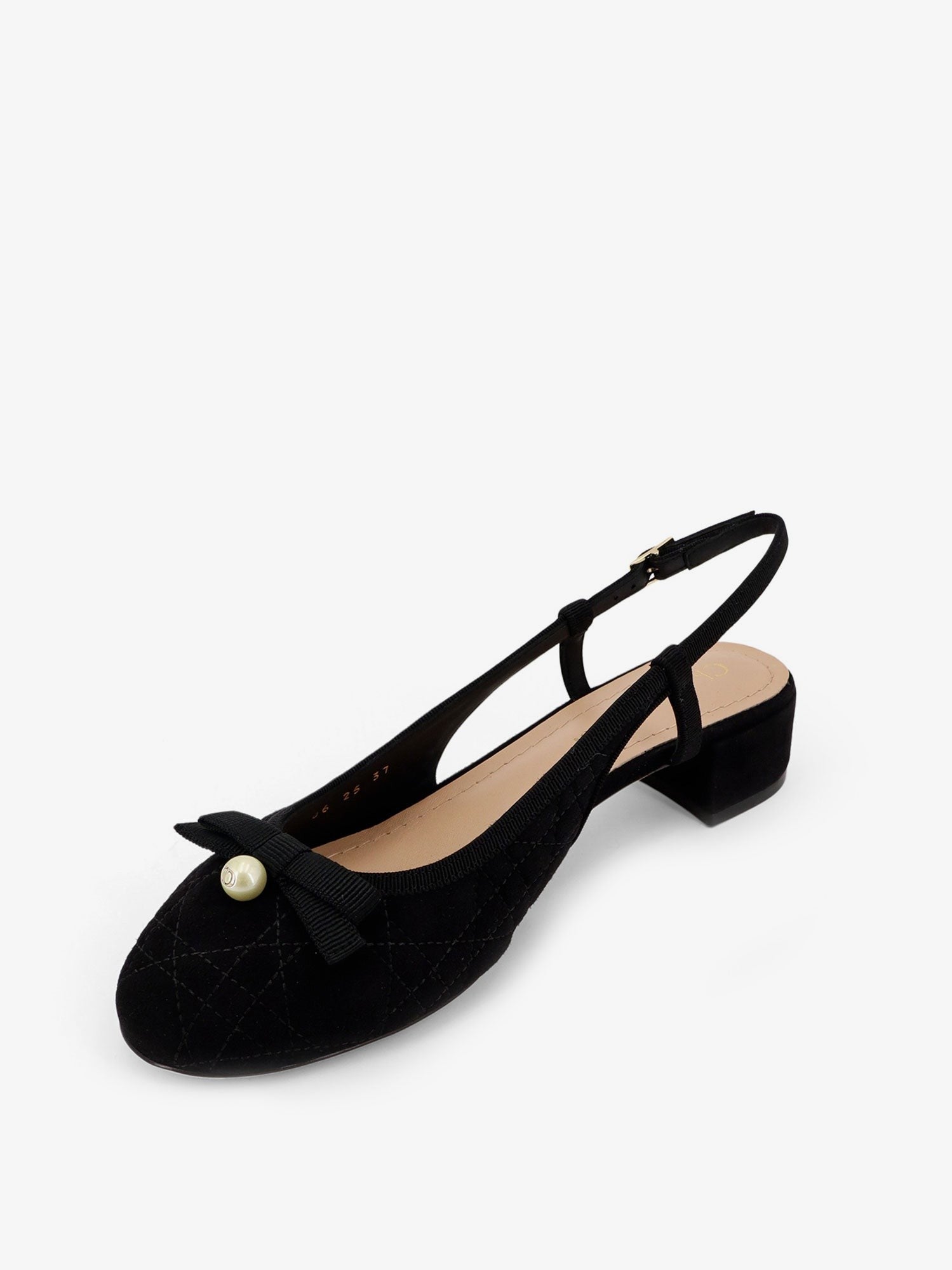 Dior Ballet Cannage Quilted slingback pumps