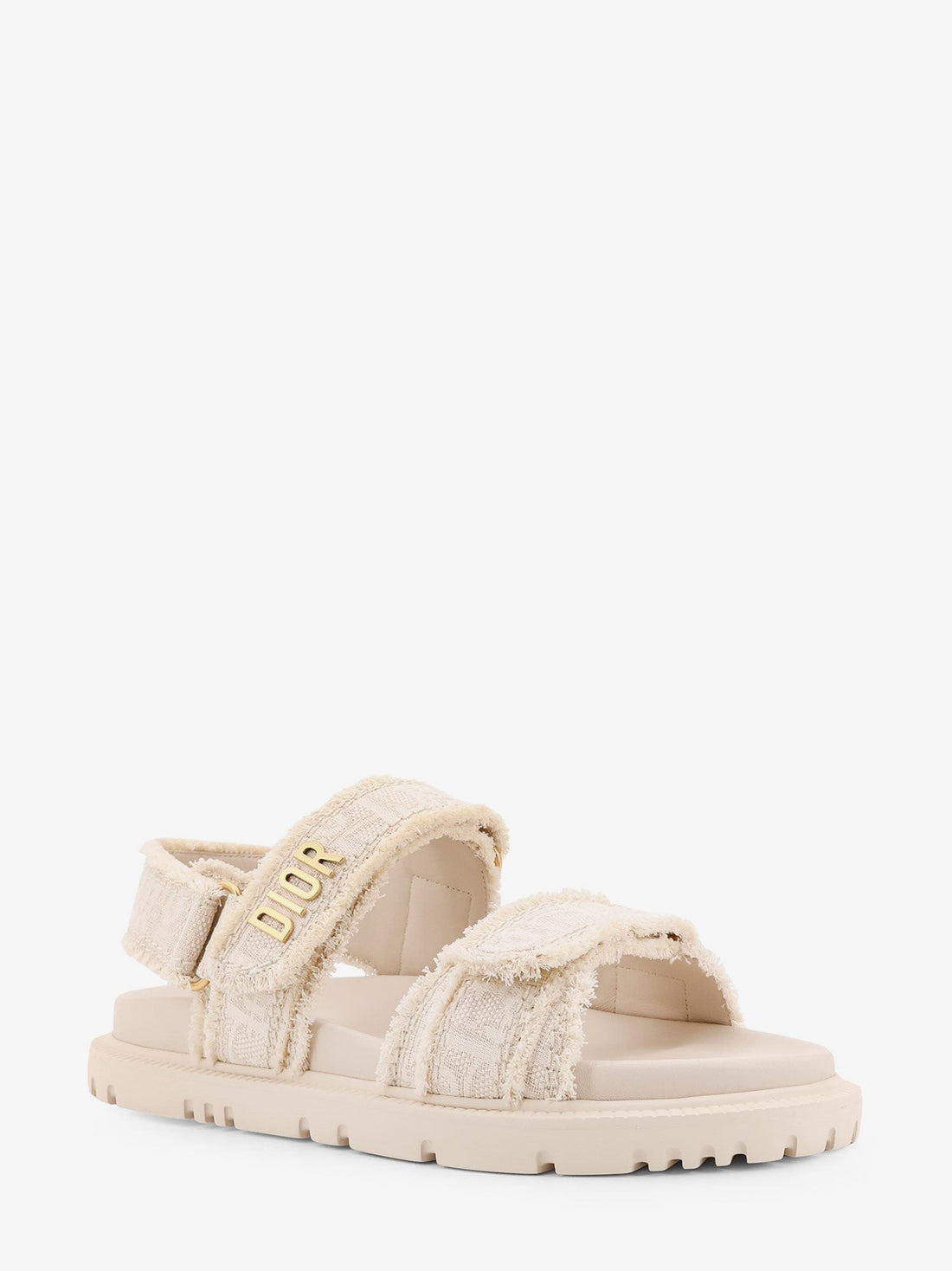 Dioract fabric sandals with Dior Oblique motif