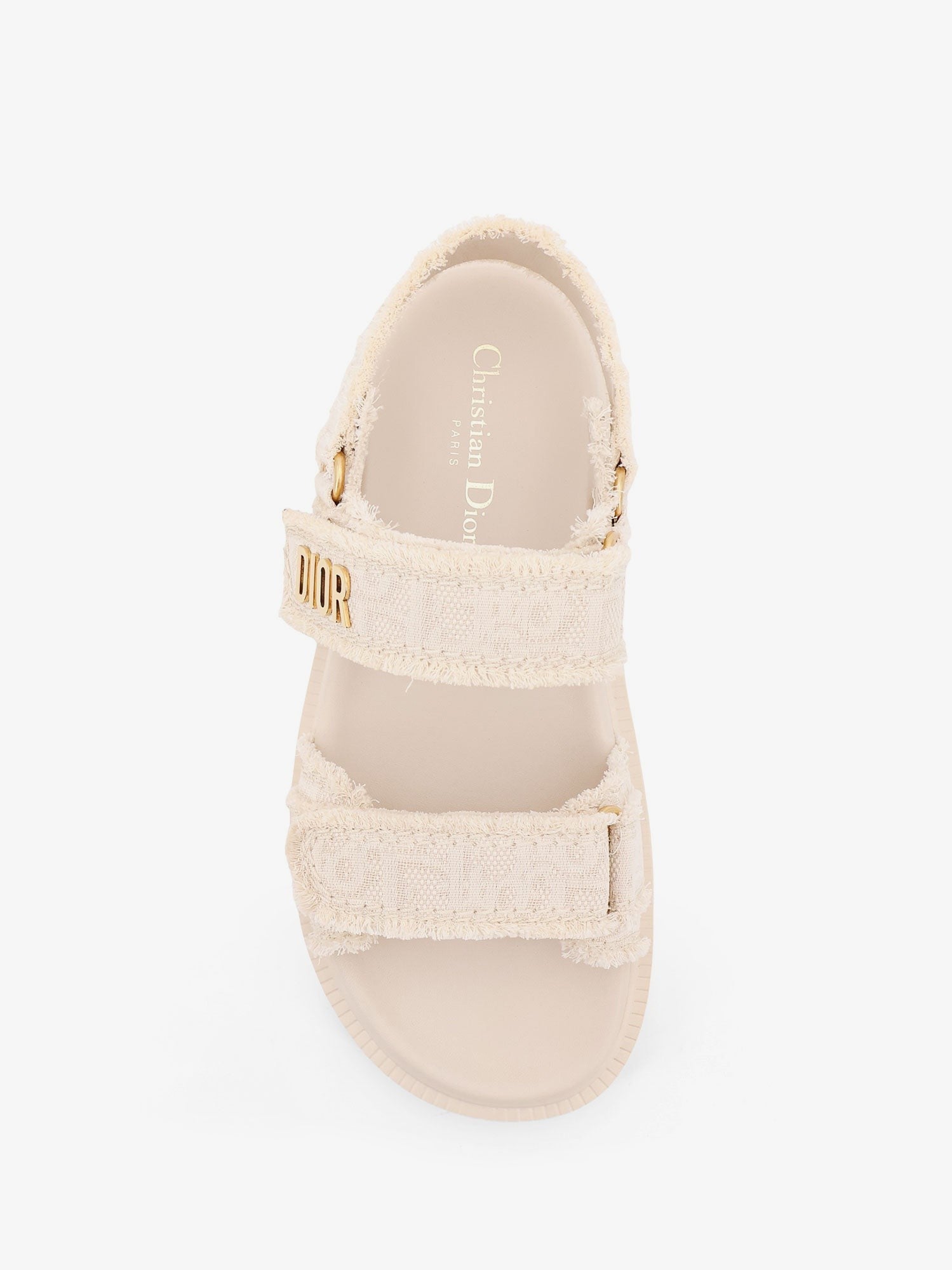 Dioract fabric sandals with Dior Oblique motif