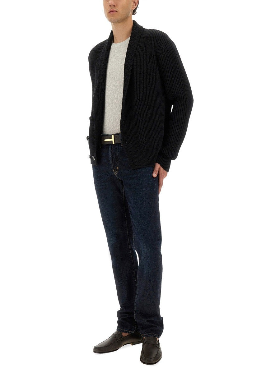 DOUBLE-BREASTED CARDIGAN