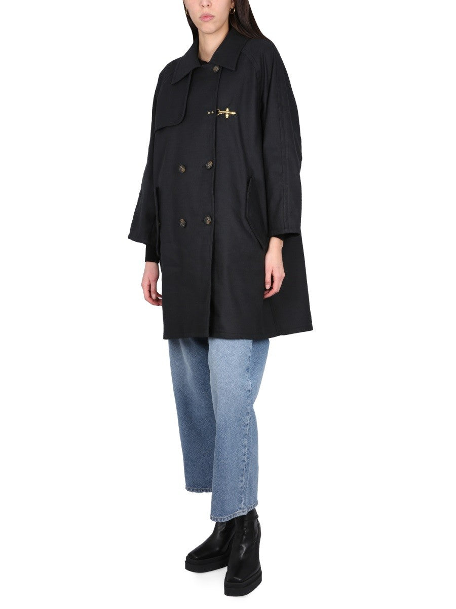 DOUBLE-BREASTED TRENCH COAT