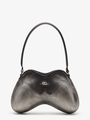 Double-D shoulder PU shoulder bag