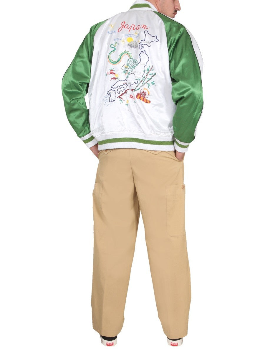 DOUBLE FACE BOMBER JACKET "FRANCE JAPAN"