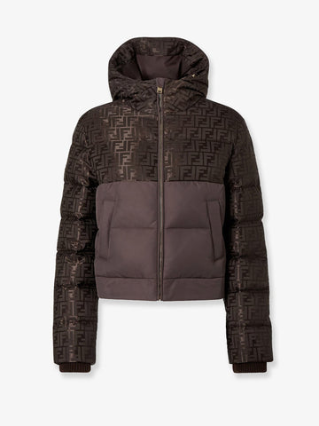 Down Jacket with FF Jacquard insert