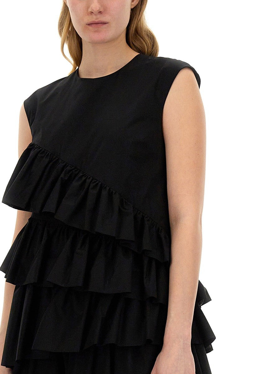 DRESS WITH RUFFLES