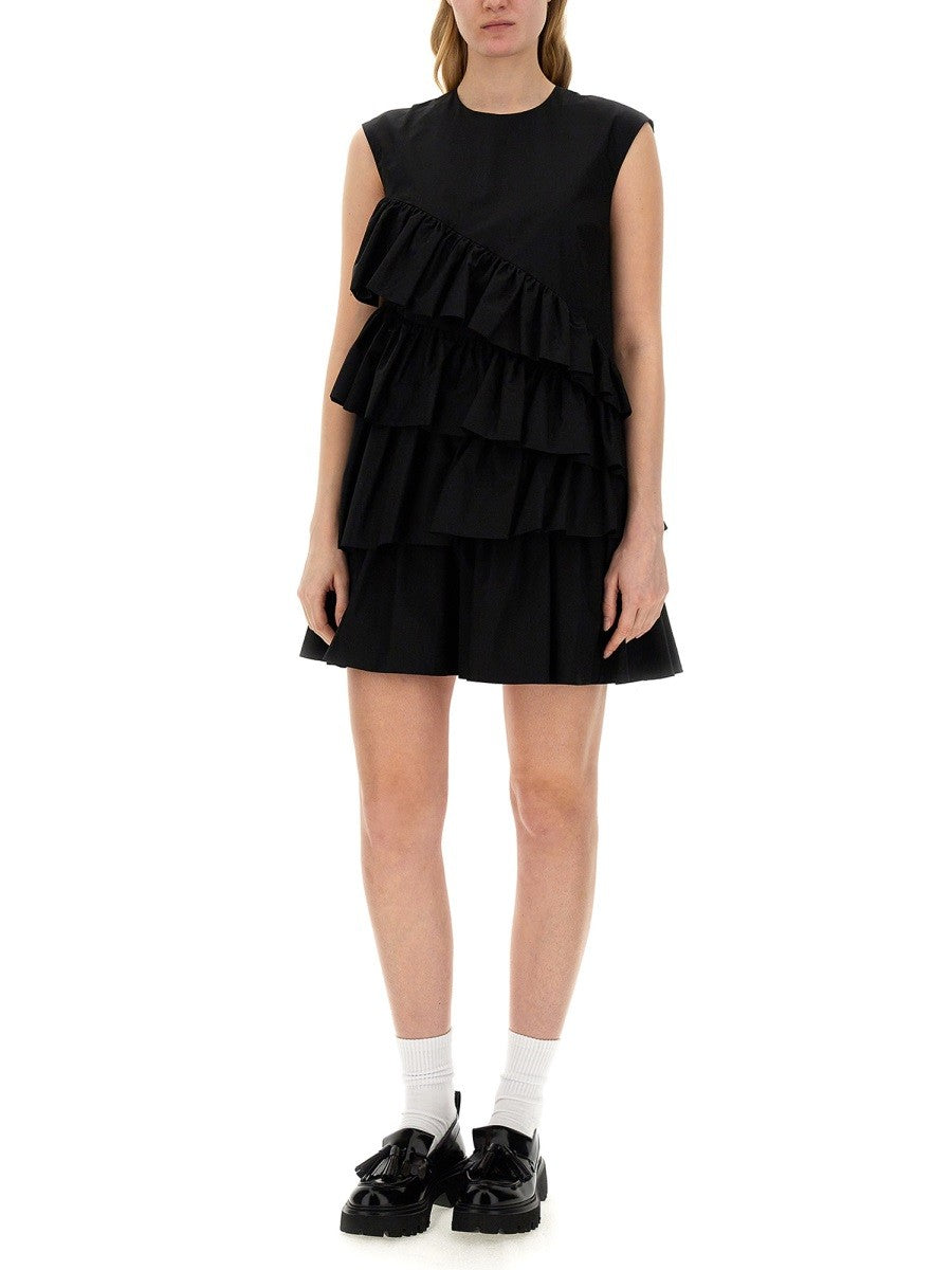 DRESS WITH RUFFLES