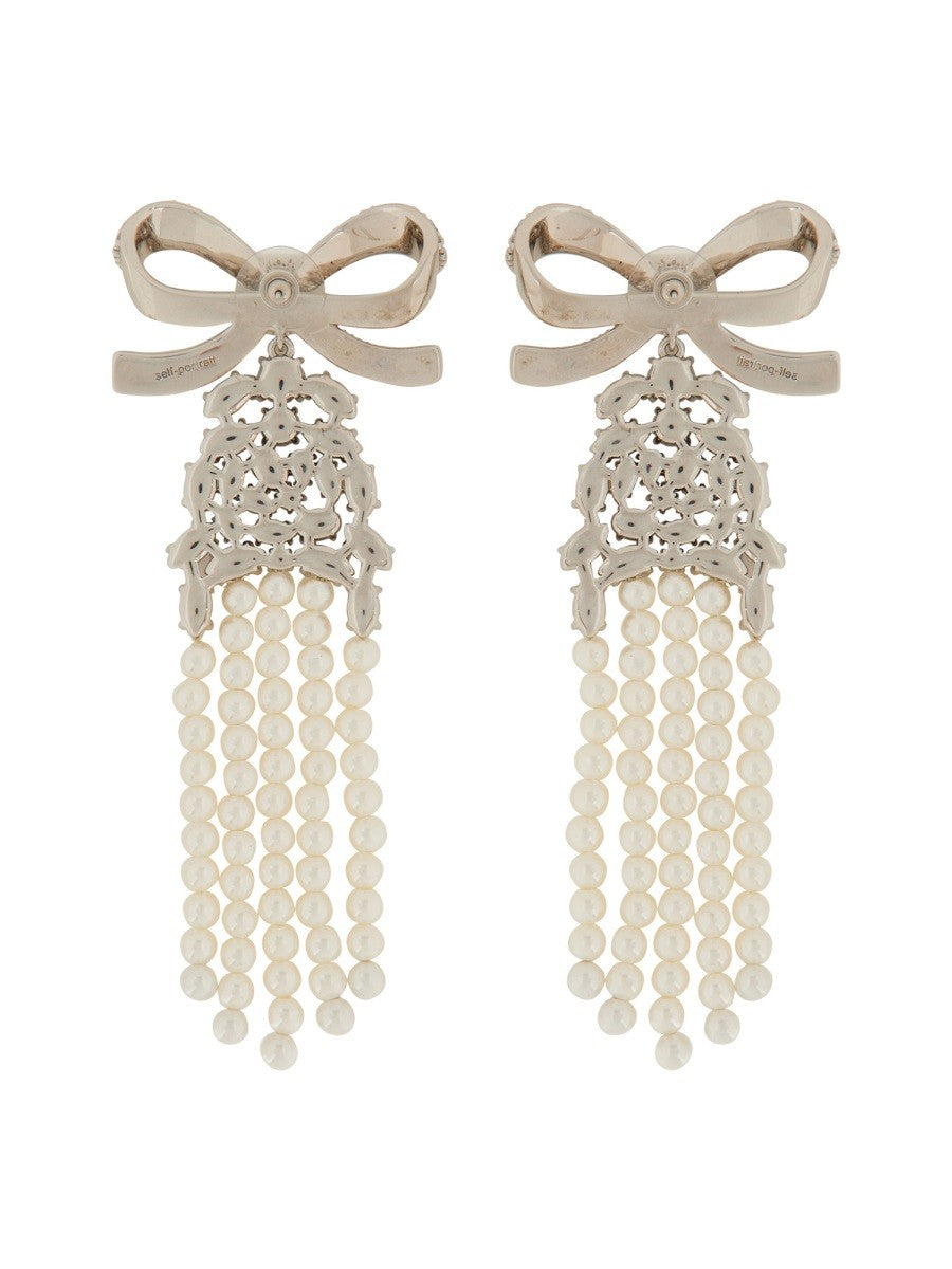 DROP EARRINGS WITH BOW