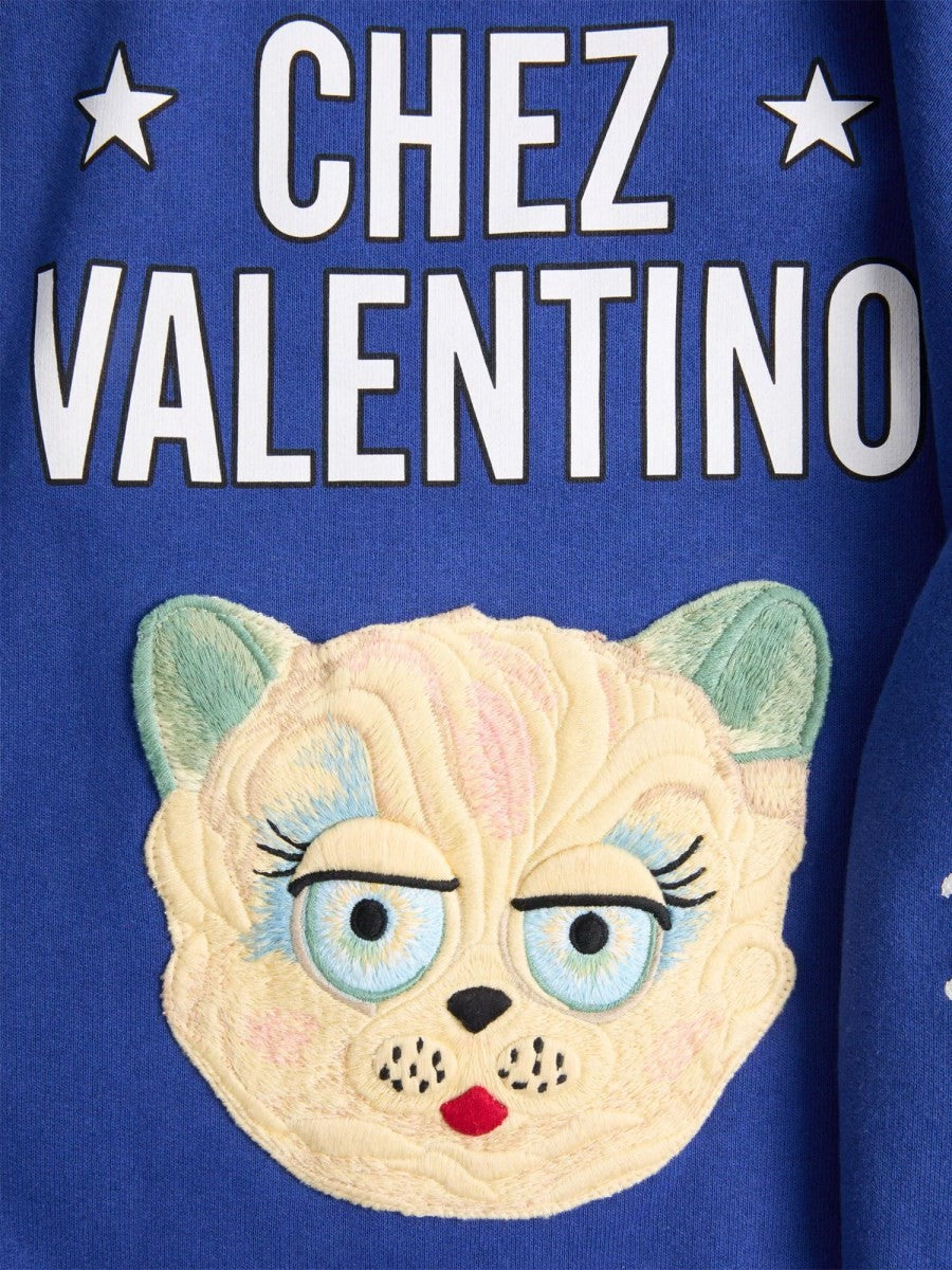 EMBROIDERED COTTON SWEATSHIRT