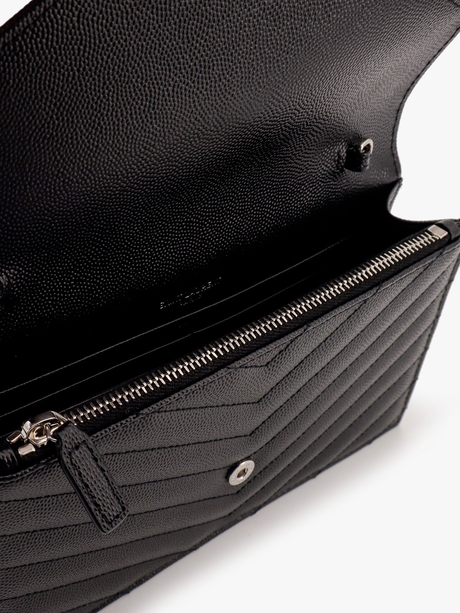 Envelope leather shoulder bag