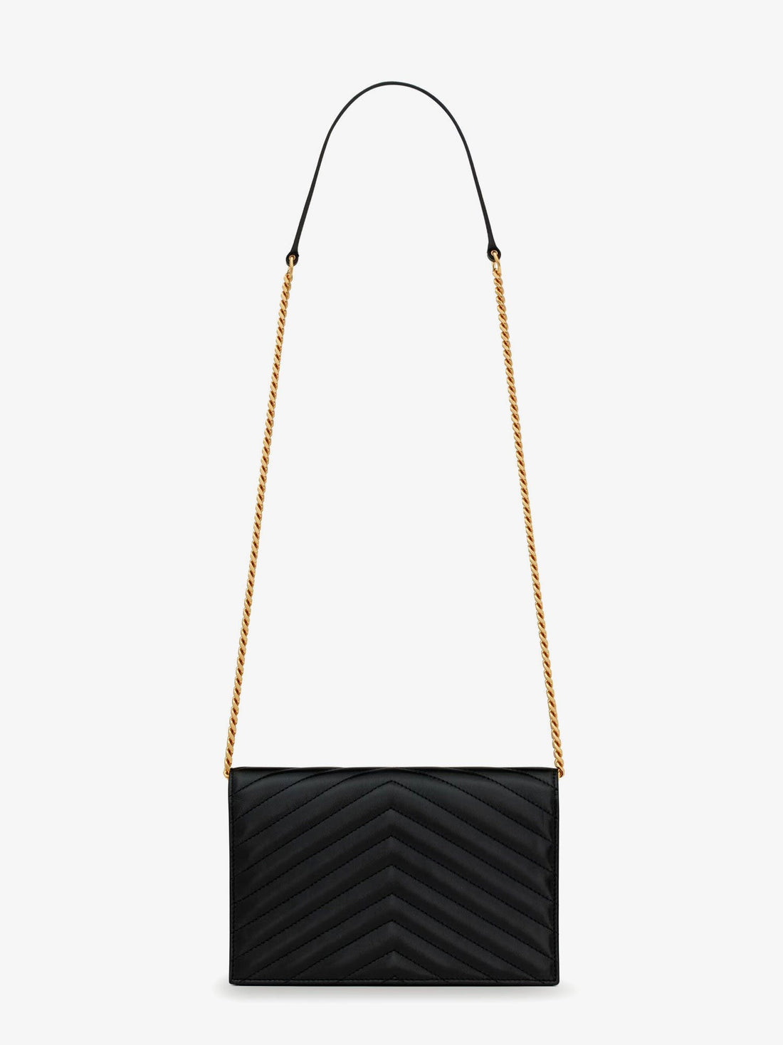 Envelope matelassé lather shoulder bag