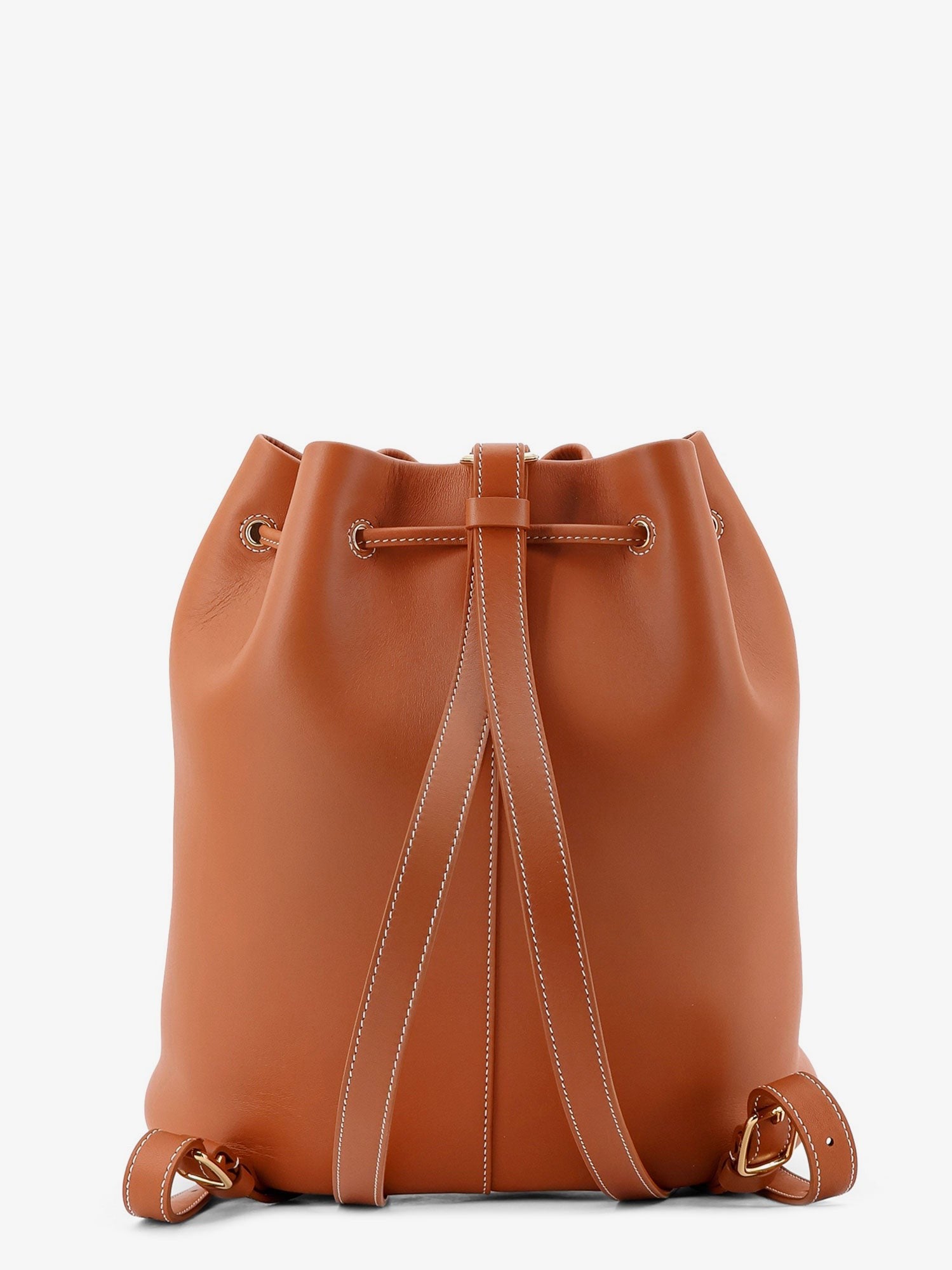 Extra Drawstring L27 leather backpack