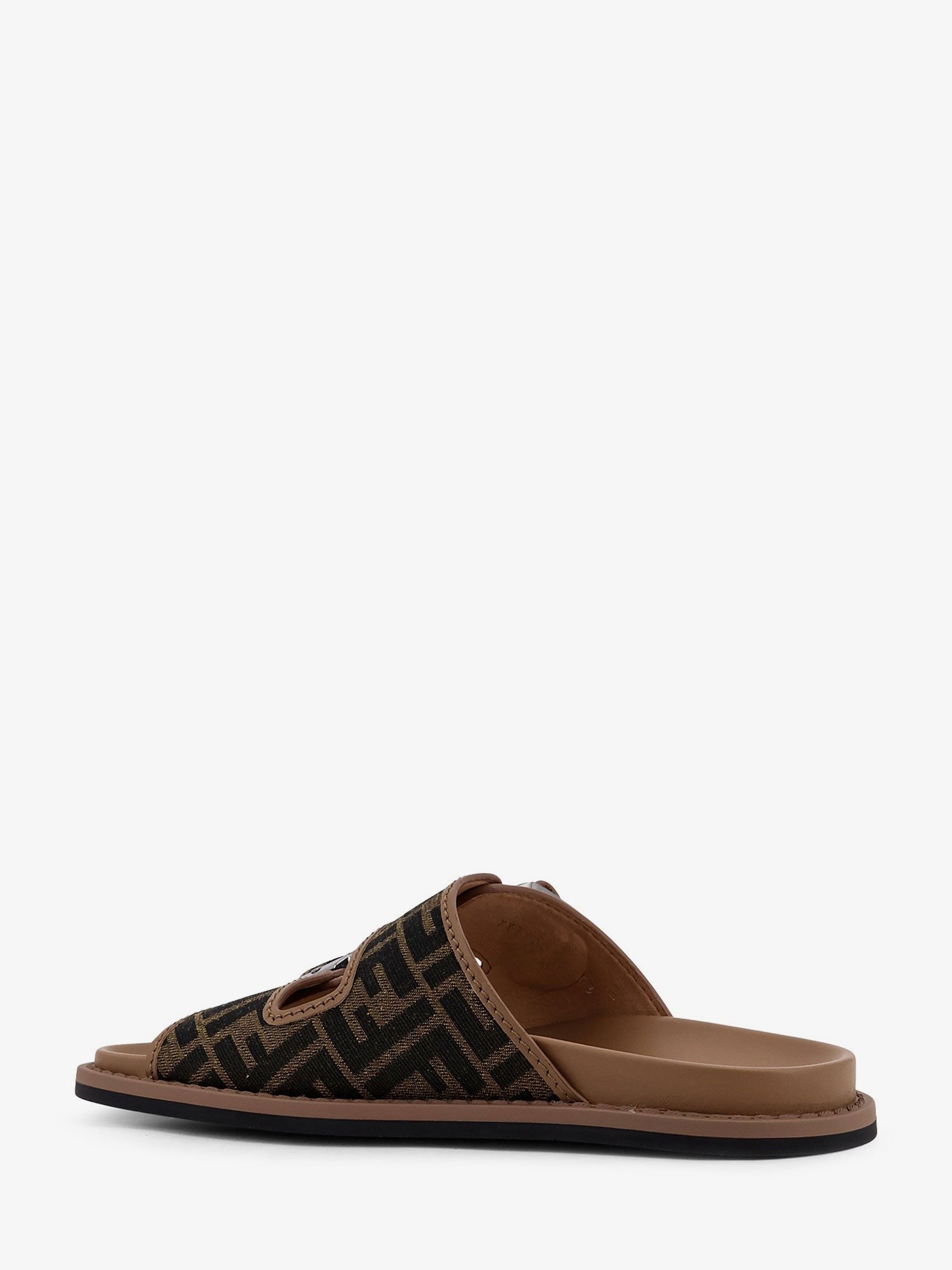 Feel jacquard FF fabric sandals