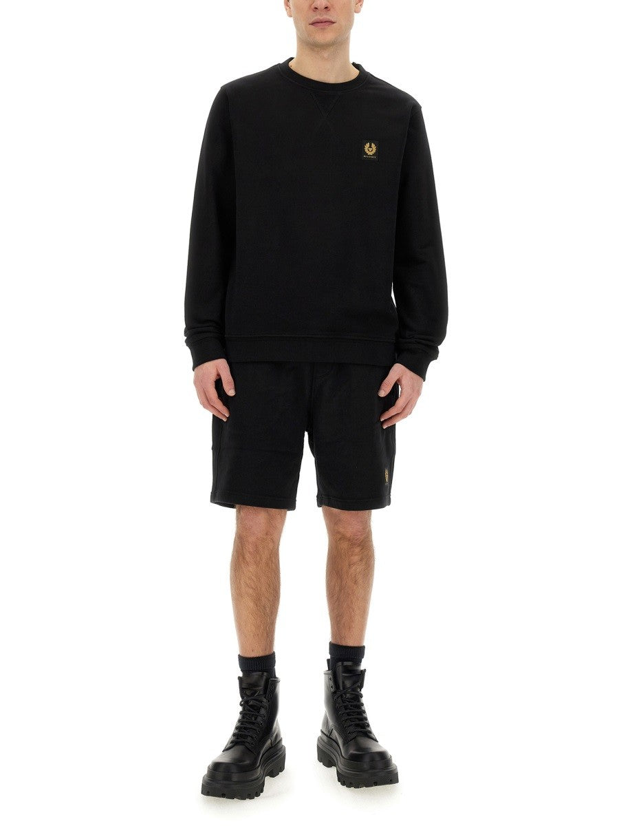 SWEATSHIRT WITH LOGO PATCH