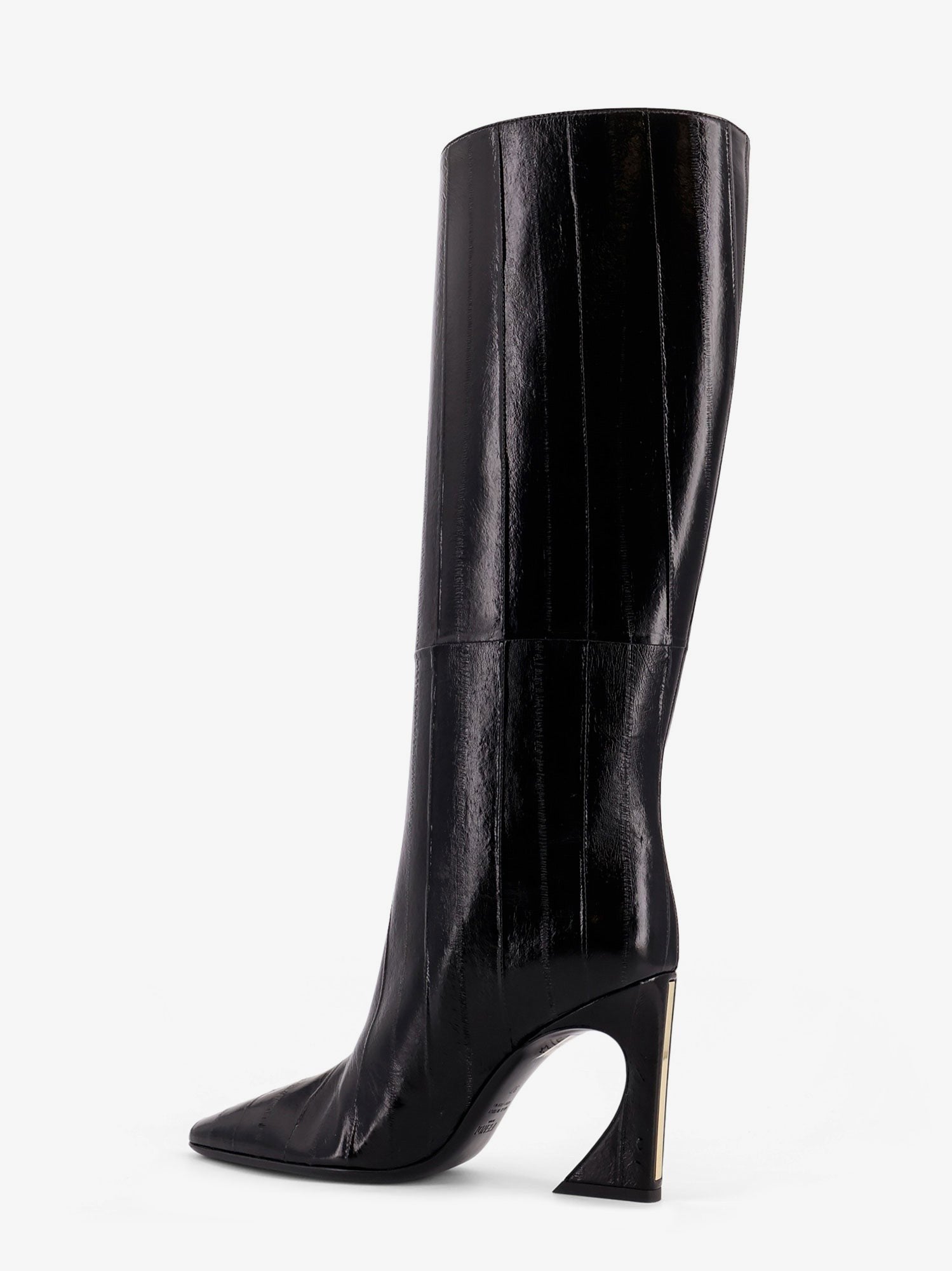 Fendi Arco hagfish leather boots