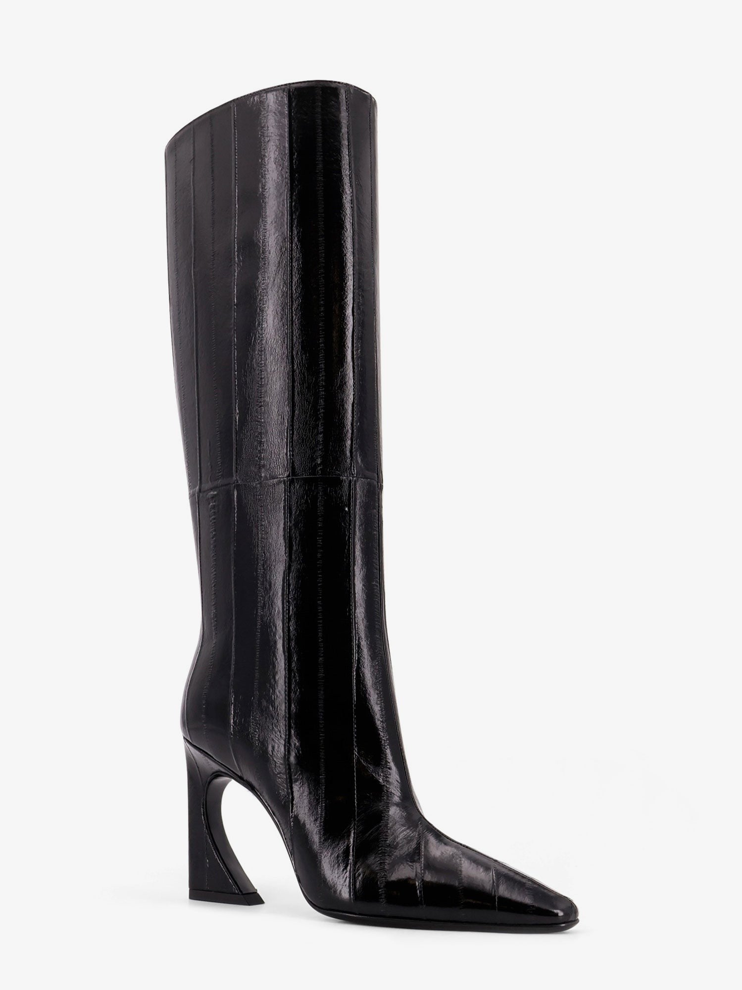 Fendi Arco hagfish leather boots