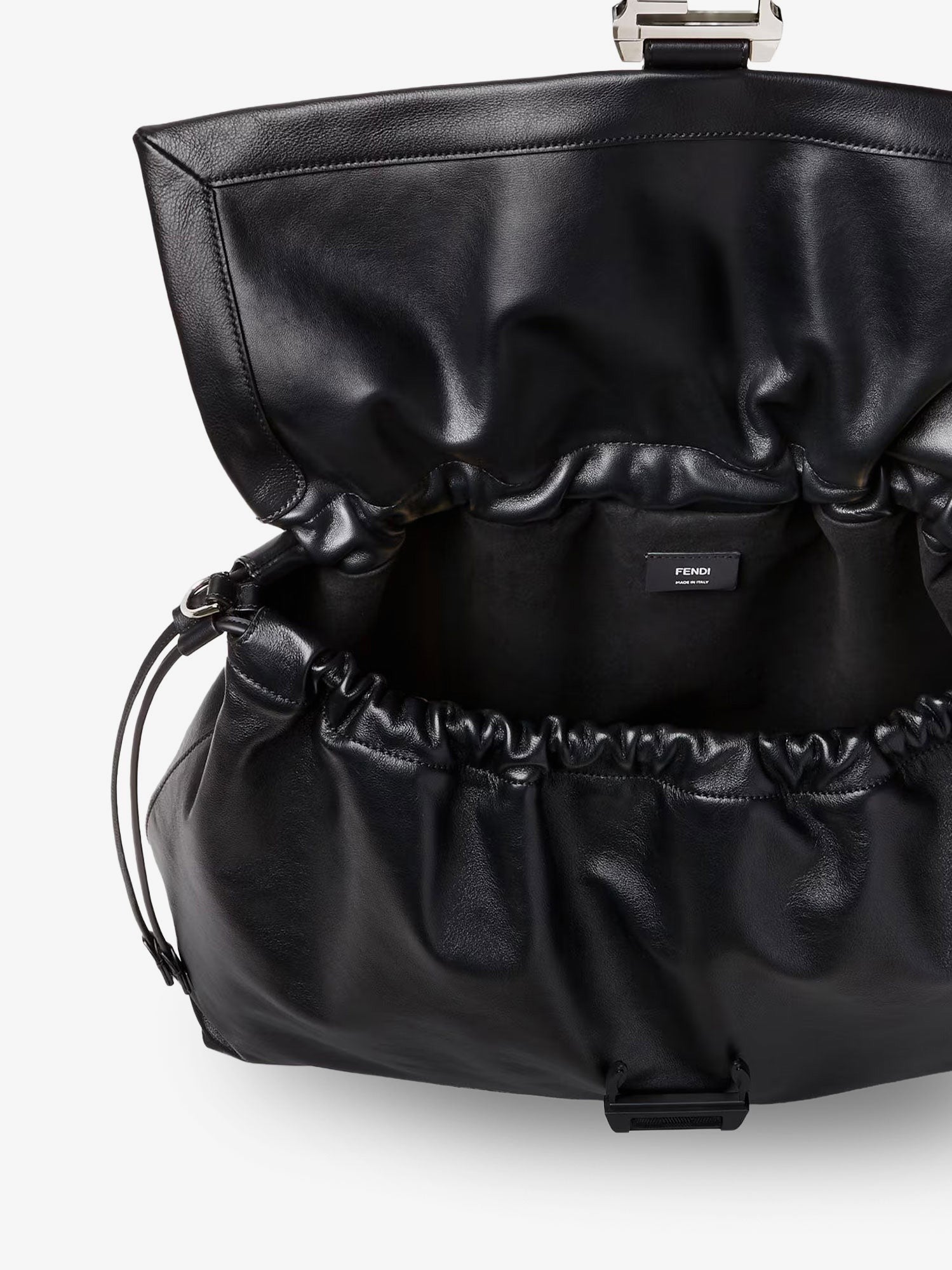 Fendi Flux Maxi Messenger leather crossbody bag