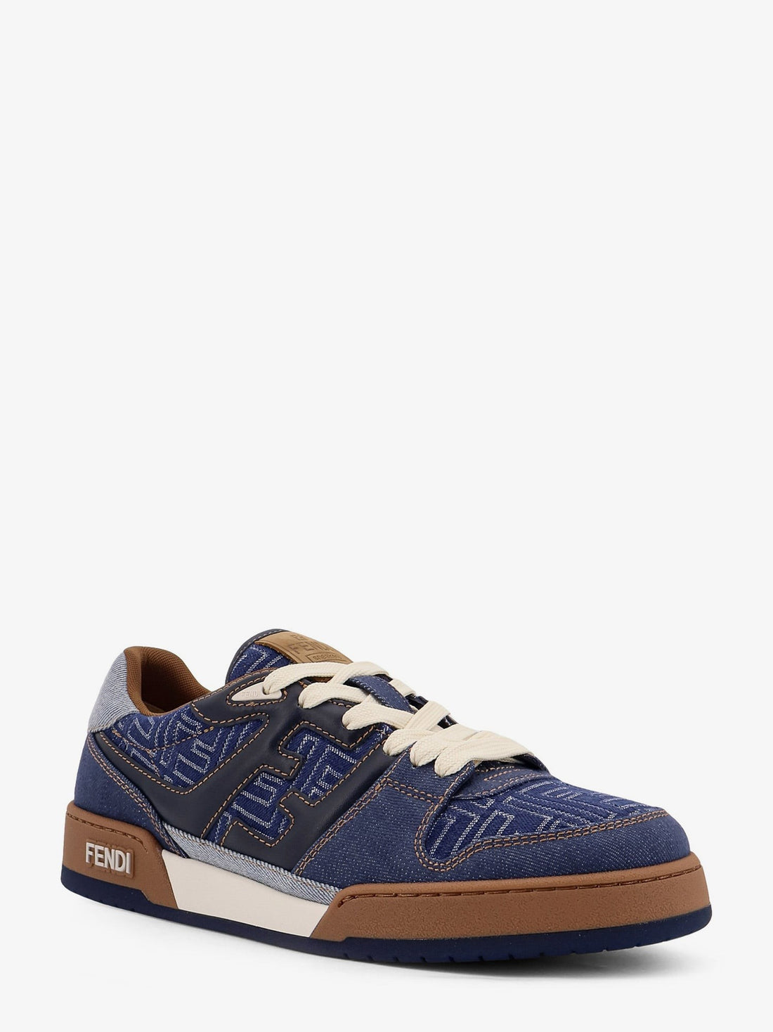 Fendi Match denim sneakers