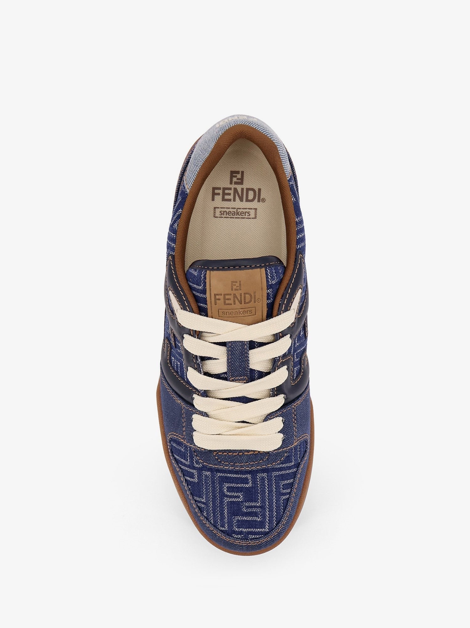 Fendi Match denim sneakers