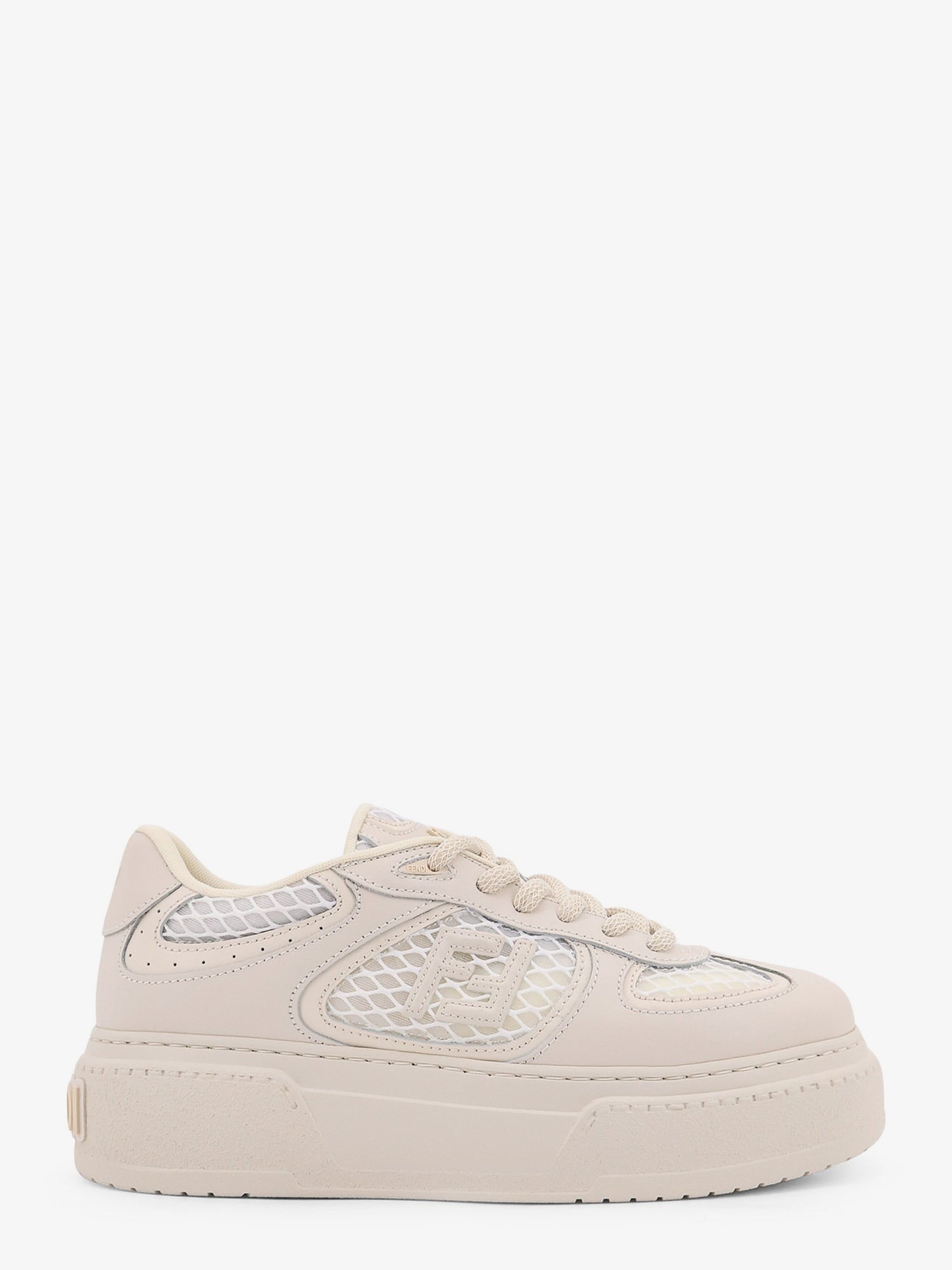 Fendi Match leather sneakers