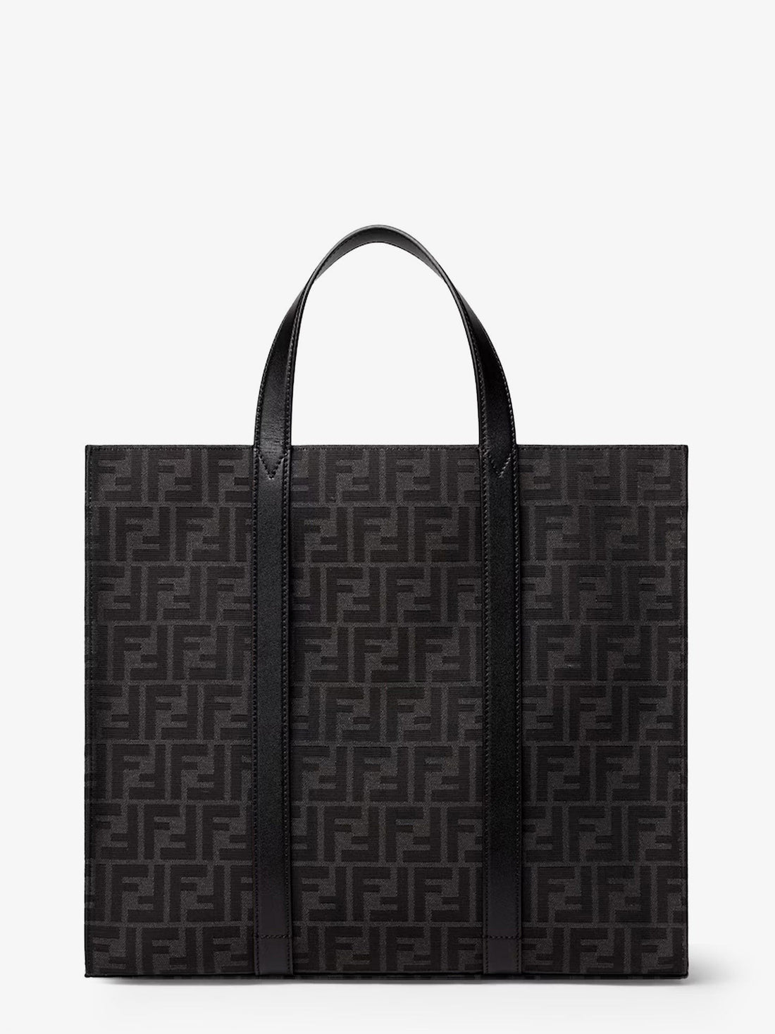 FF jacquard fabric shopping bag