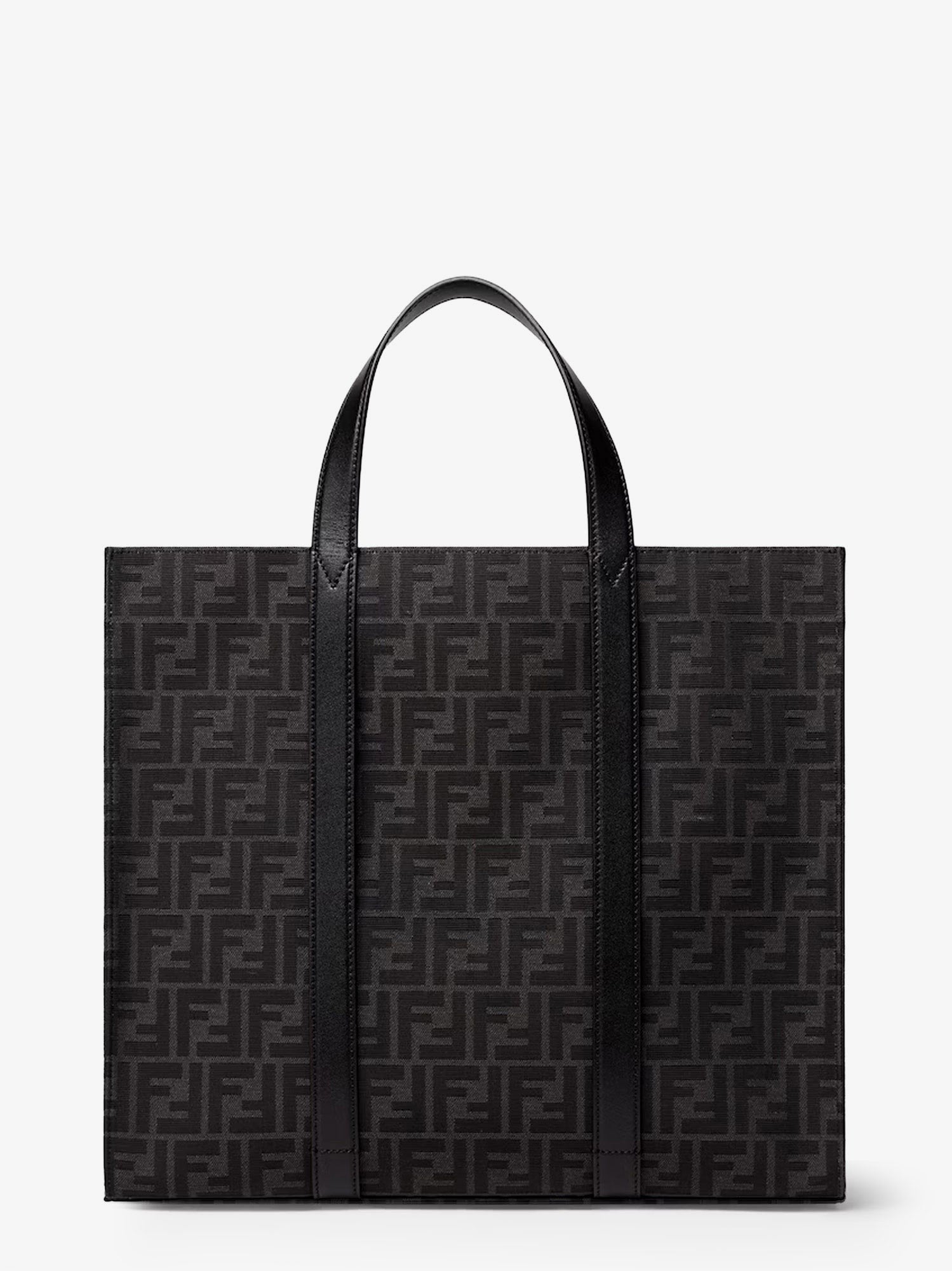 FF jacquard fabric shopping bag