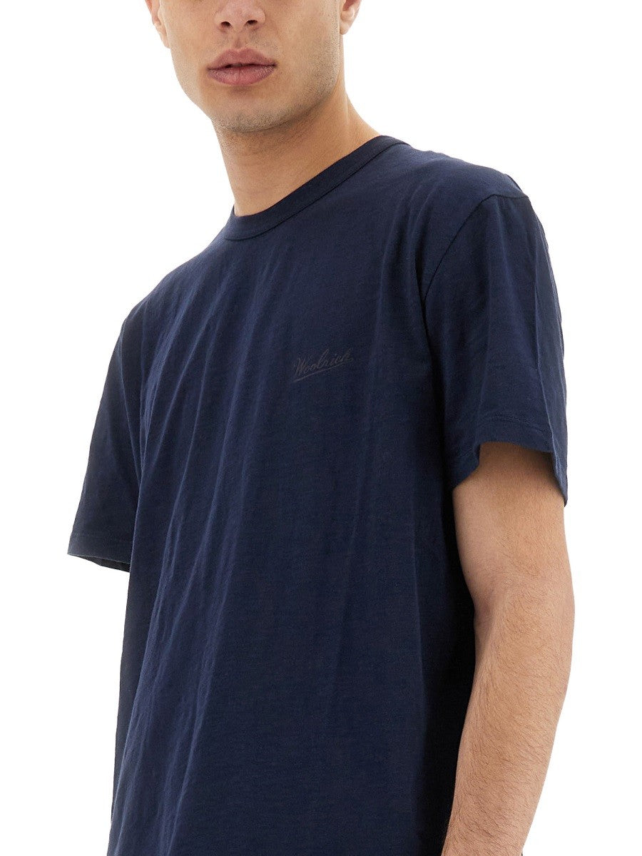 FLAMED COTTON T-SHIRT