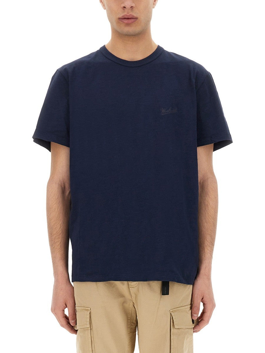FLAMED COTTON T-SHIRT