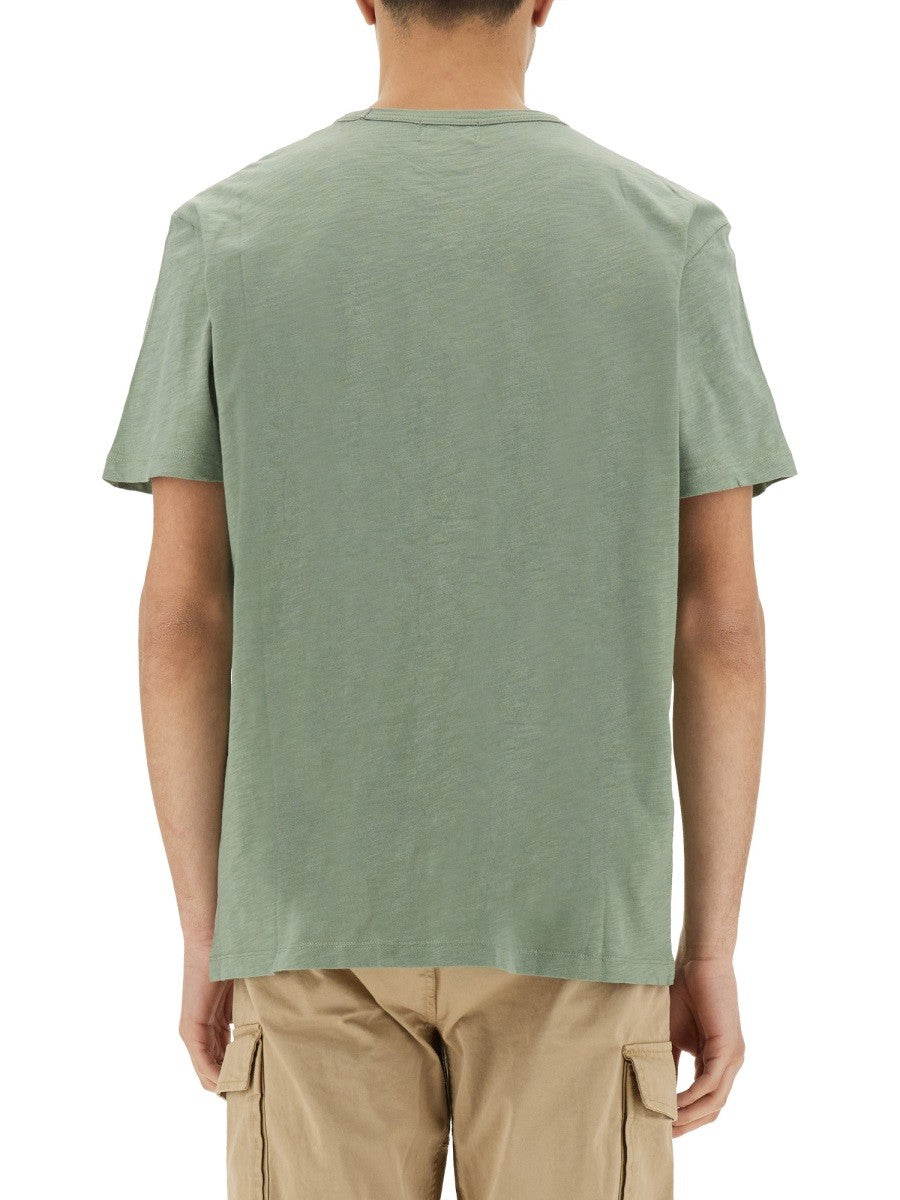 FLAMED COTTON T-SHIRT