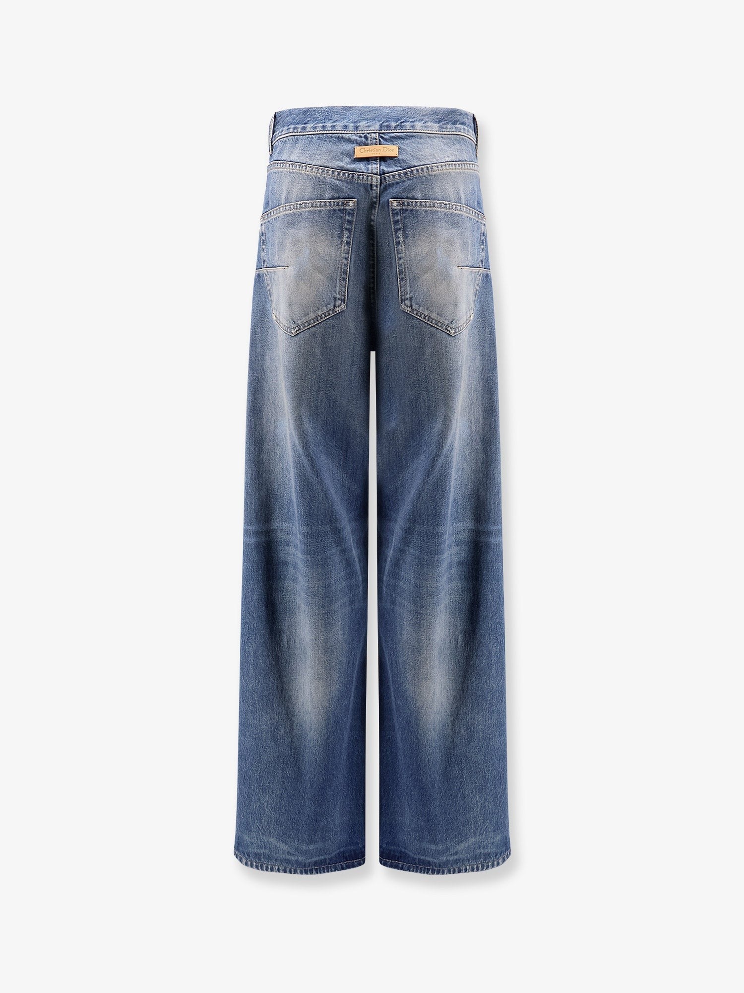 Flared Jeans with destroyed effect