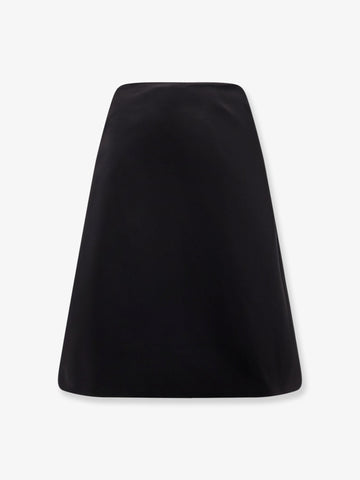 Flared midi skirt