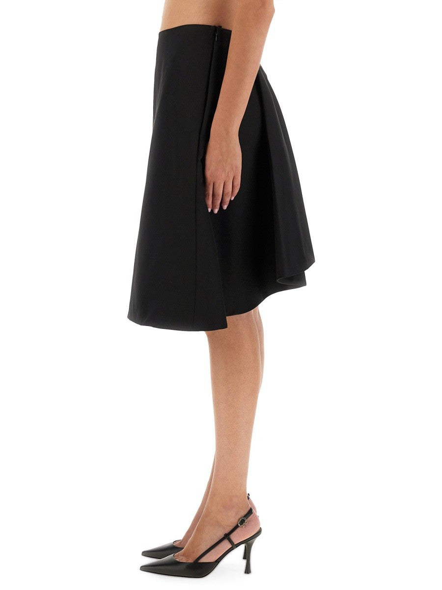 FLARED MIDI SKIRT