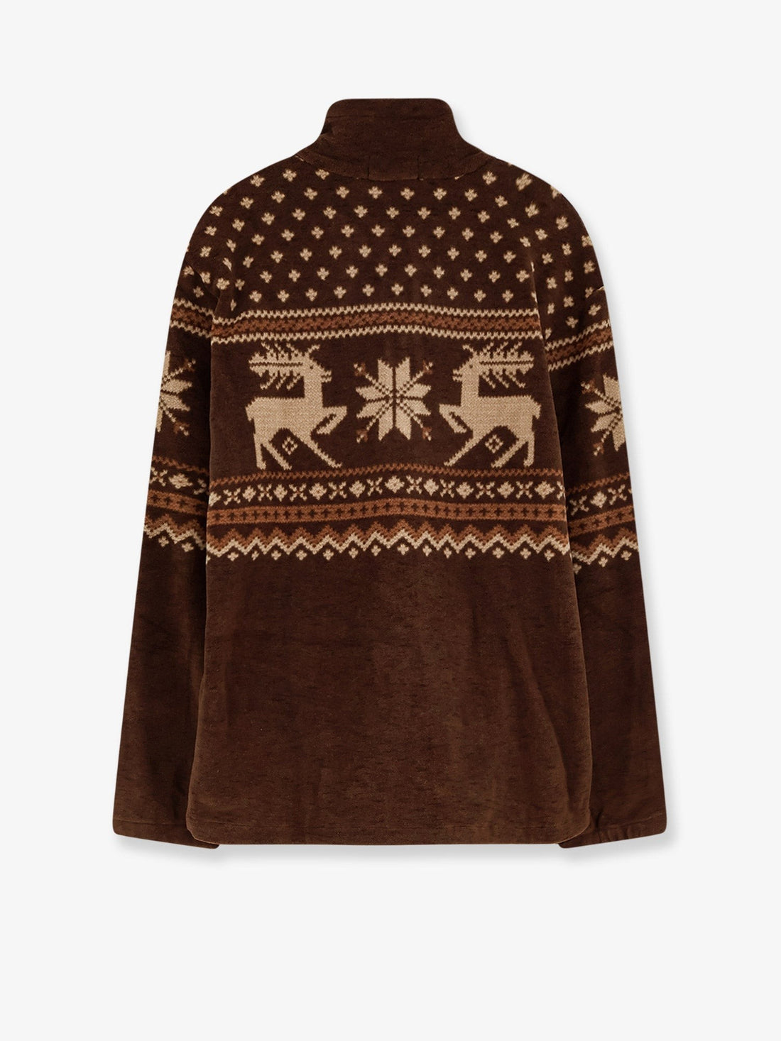 Fleece fabric sweater