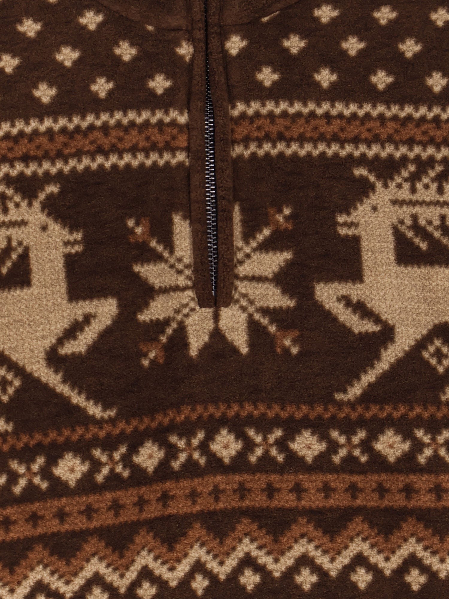 Fleece fabric sweater