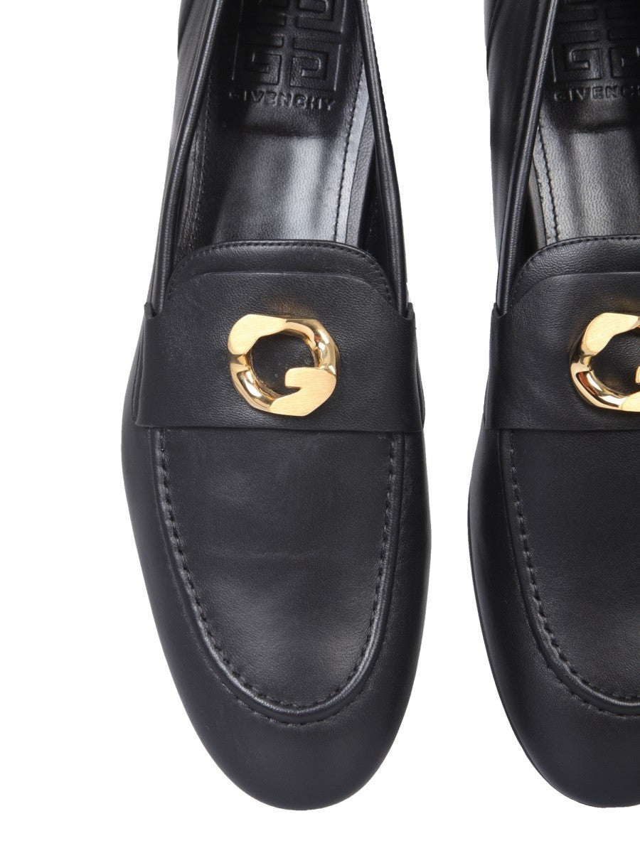 G CHAIN LOAFERS