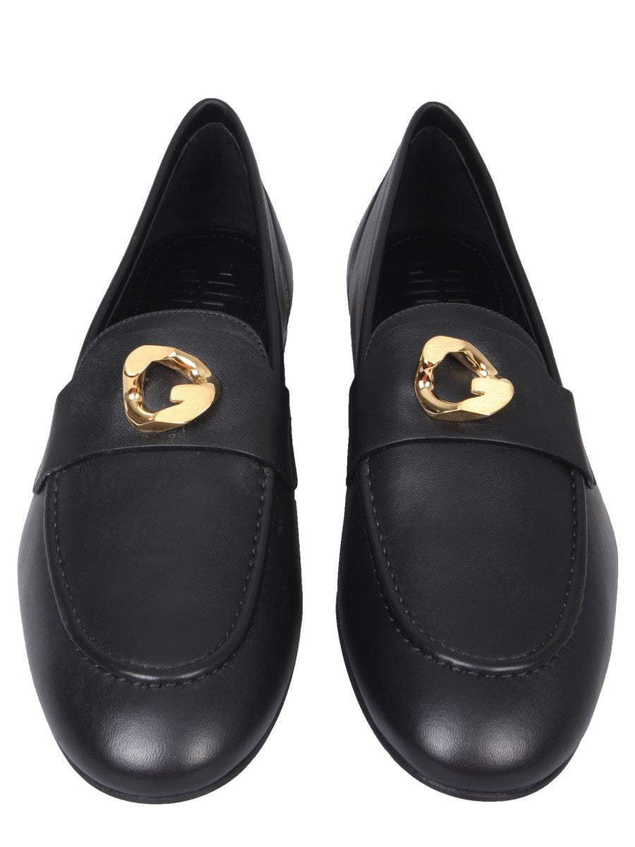 G CHAIN LOAFERS