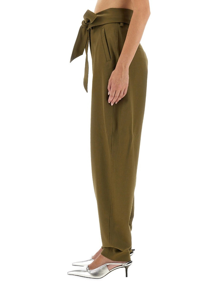 GABARDINE LONG PANTS