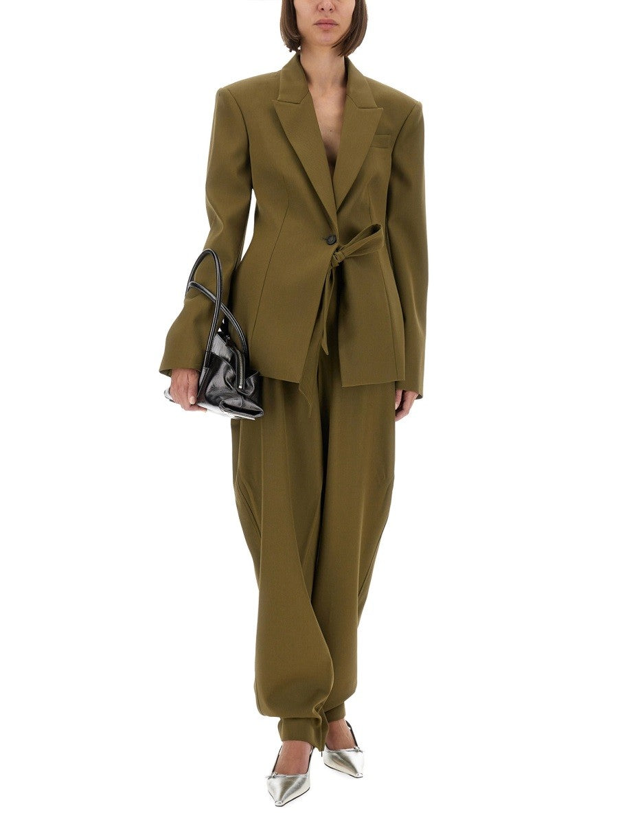 GABARDINE LONG PANTS