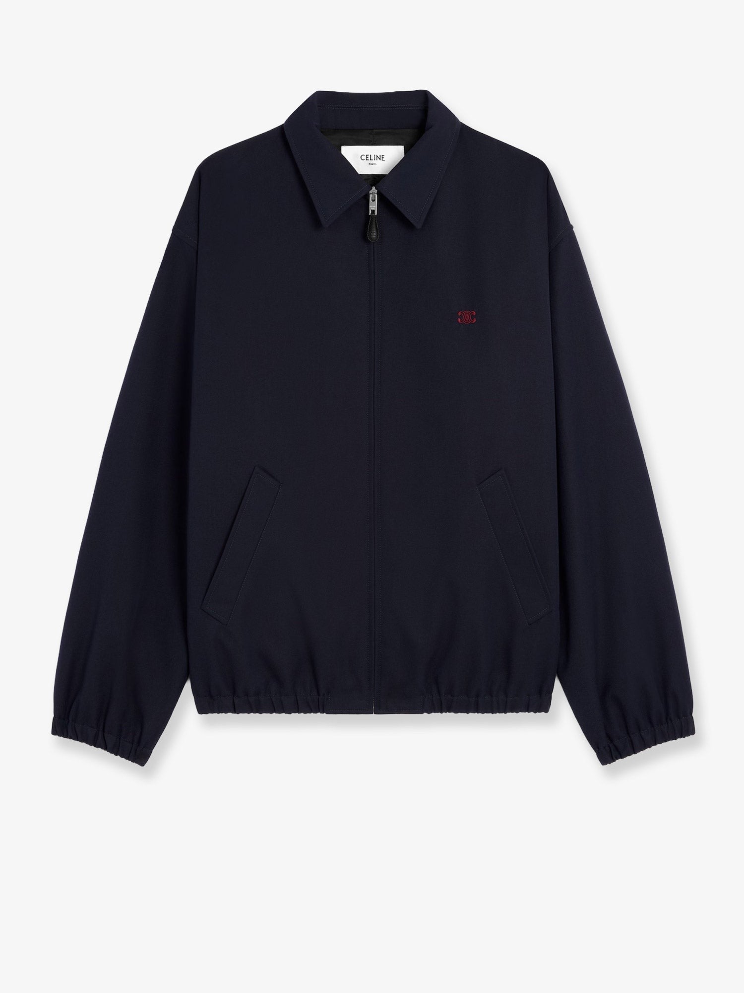 Gabardine wool and cotton jacket