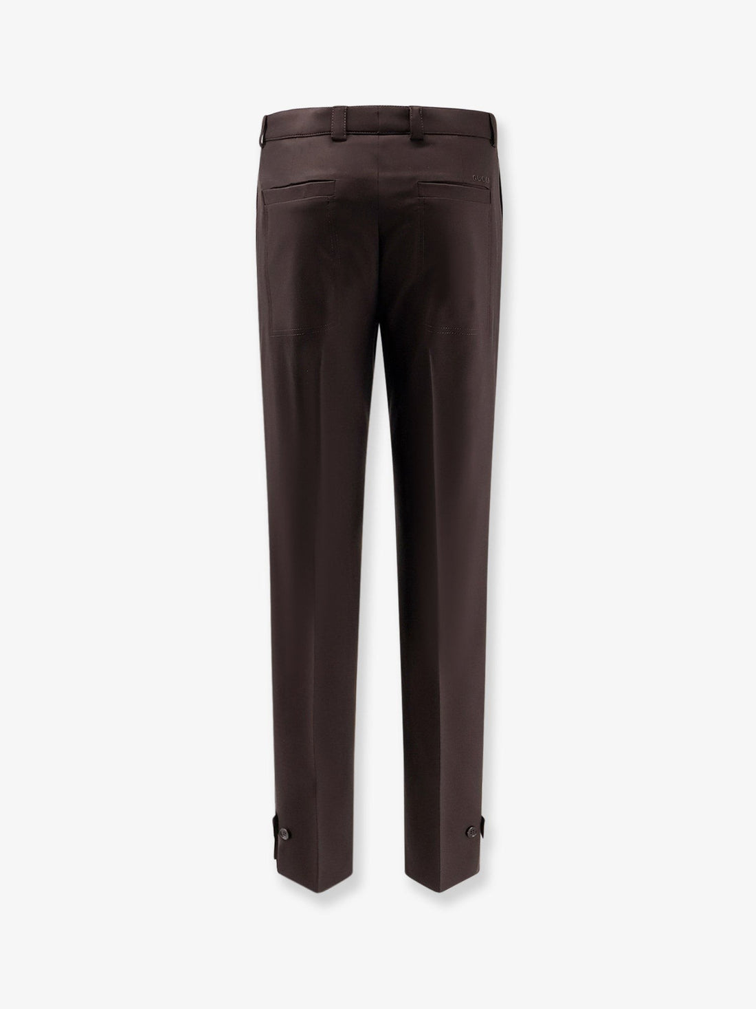 Gabardine wool trousers