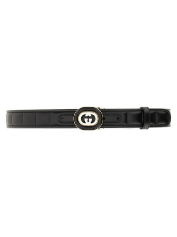 GG CROSS BUCKLE BELT