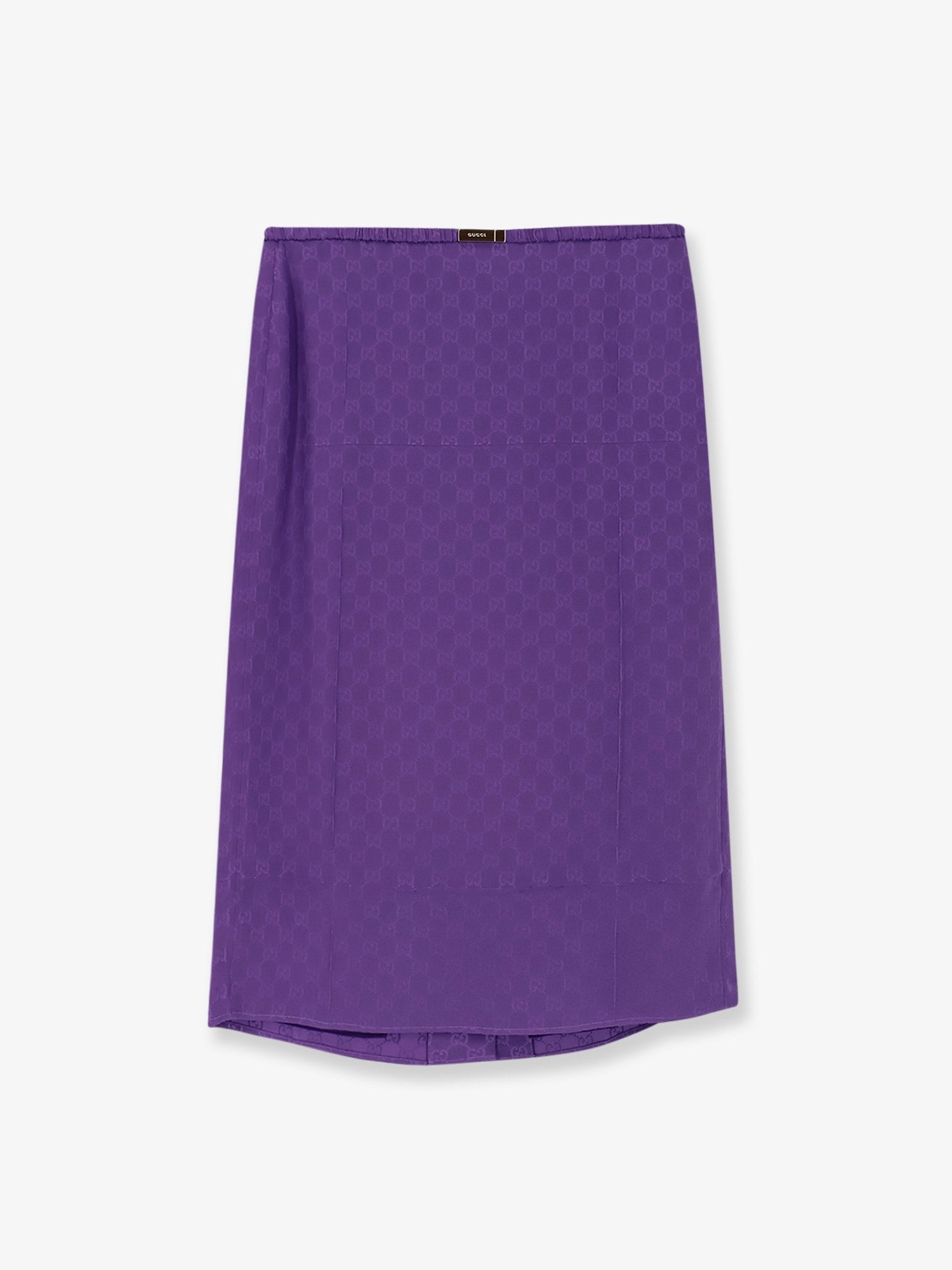 GG silk skirt