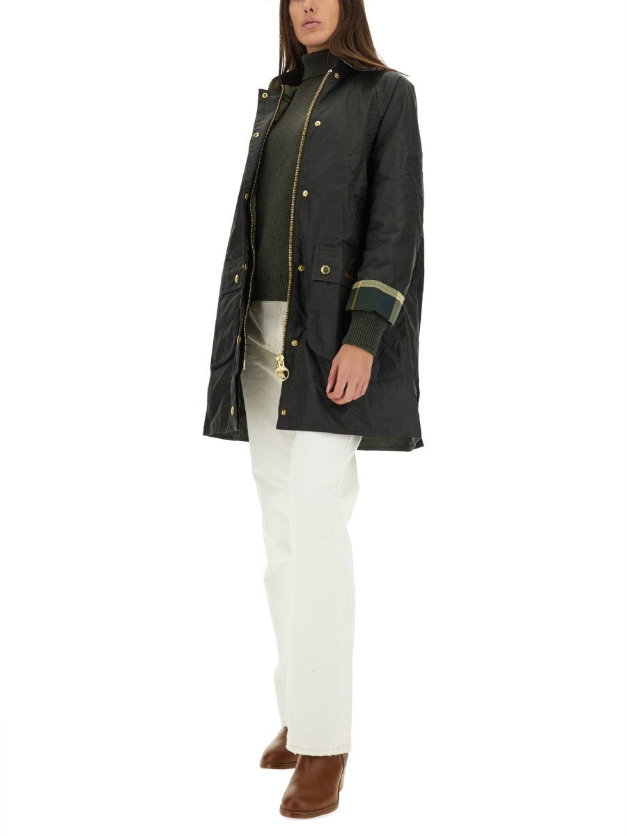 LONG WAXED JACKET "BEADNELL"