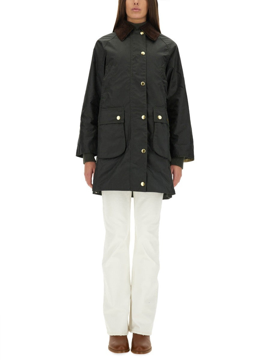 LONG WAXED JACKET "BEADNELL"