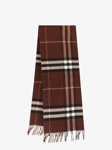 Giant Check cashmere scarf