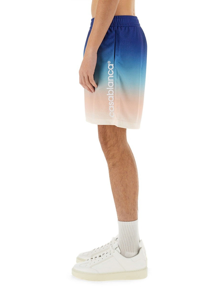 "GRADIENT" FOOTBALL SHORTS